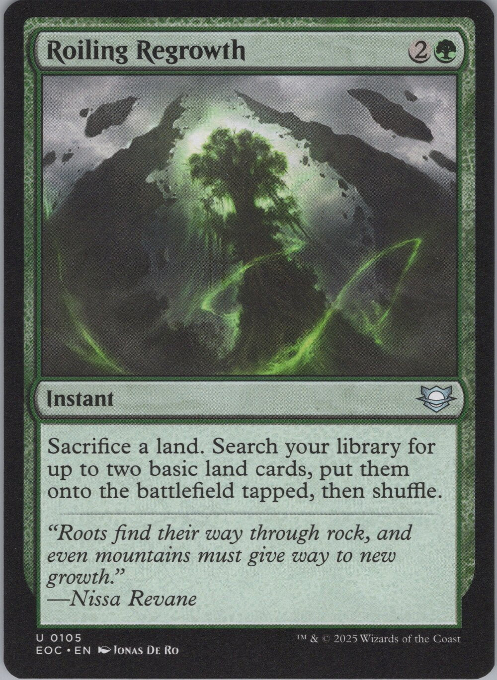 Roiling Regrowth
