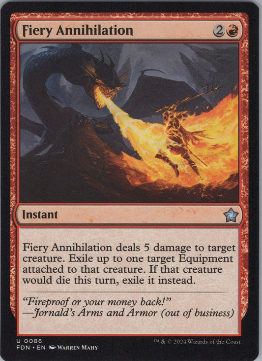Fiery Annihilation