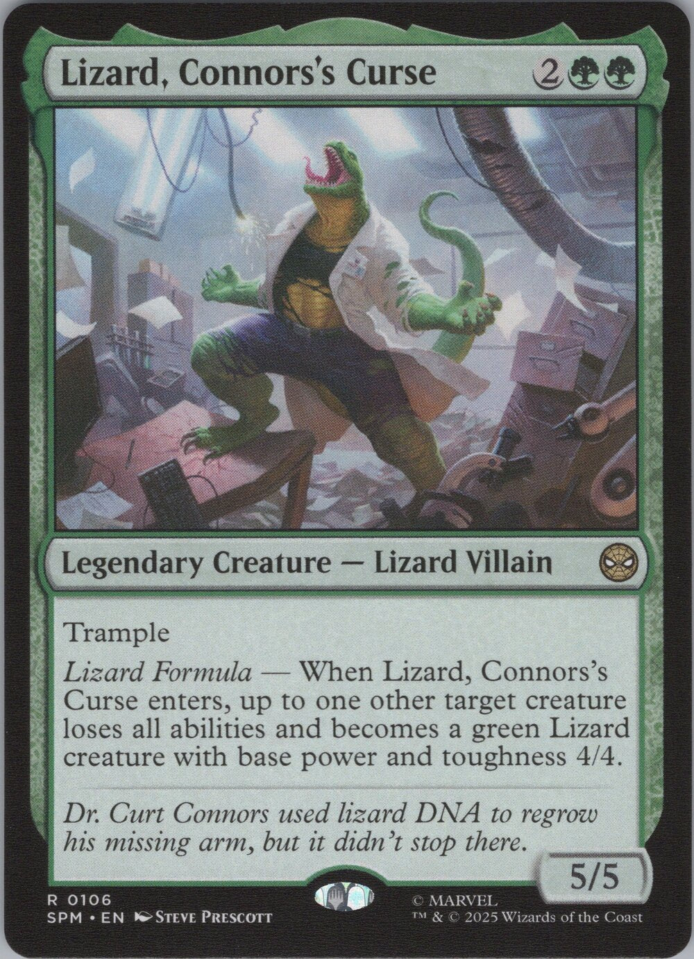 Lizard, Connors's Curse