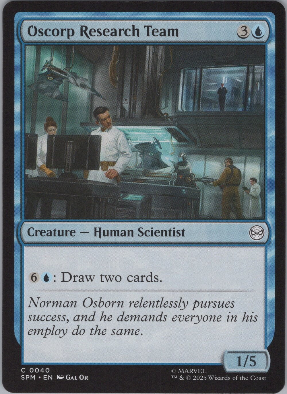 Oscorp Research Team