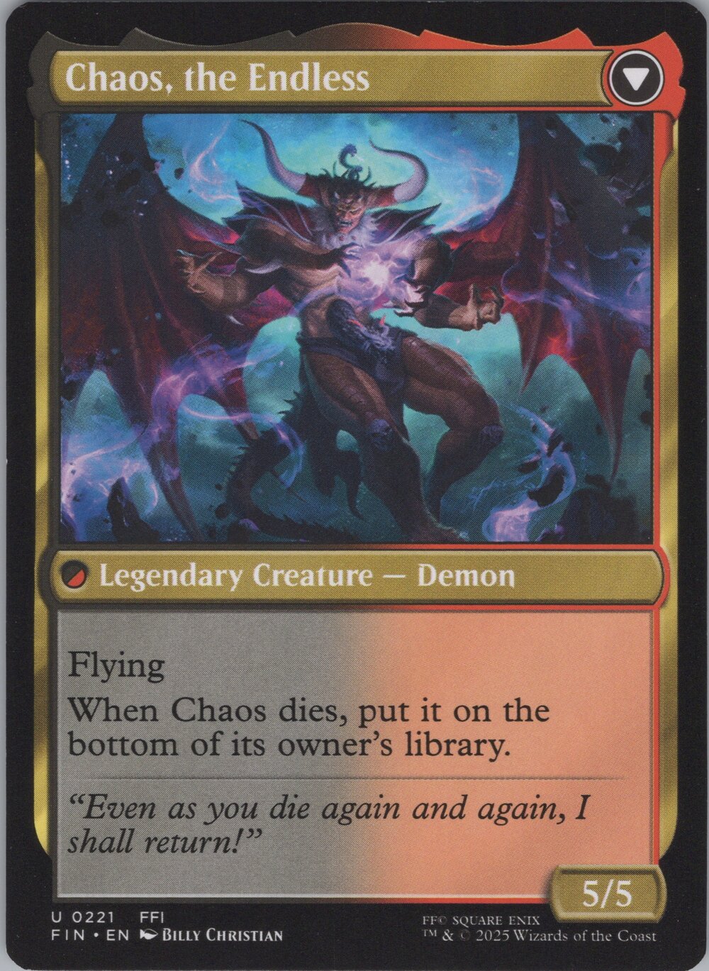 Garland, Knight of Cornelia // Chaos, the Endless
