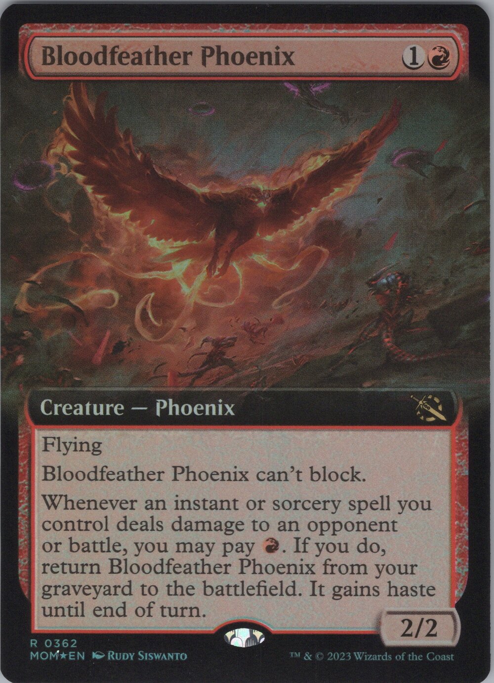 Bloodfeather Phoenix (Extended Art)