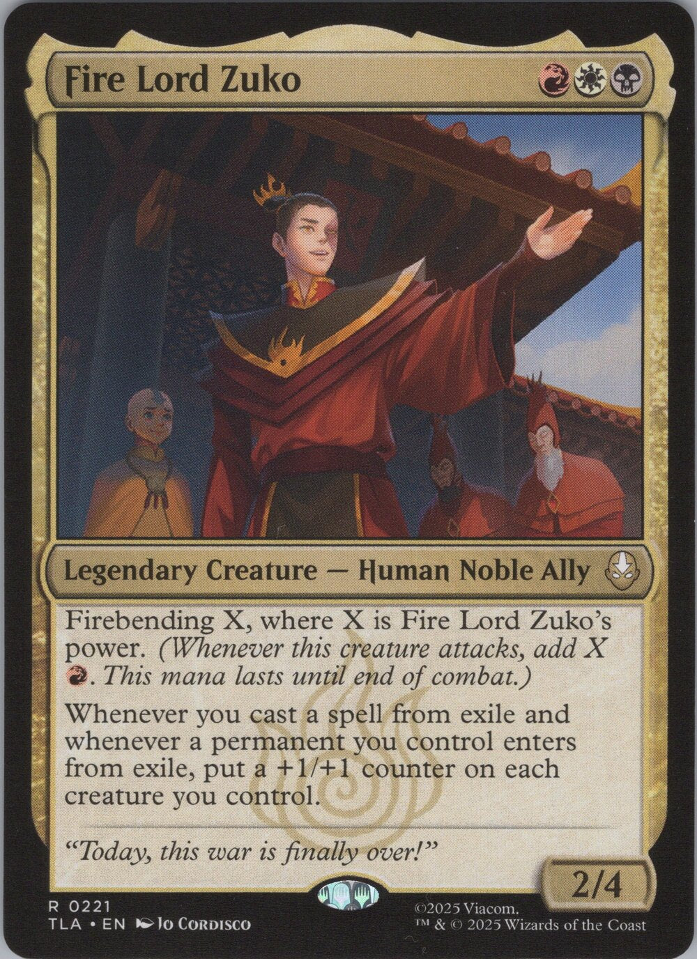 Fire Lord Zuko
