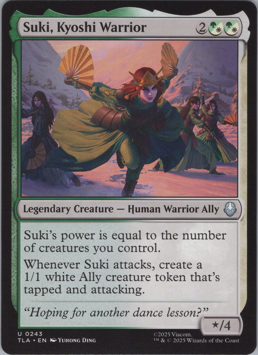 Suki, Kyoshi Warrior