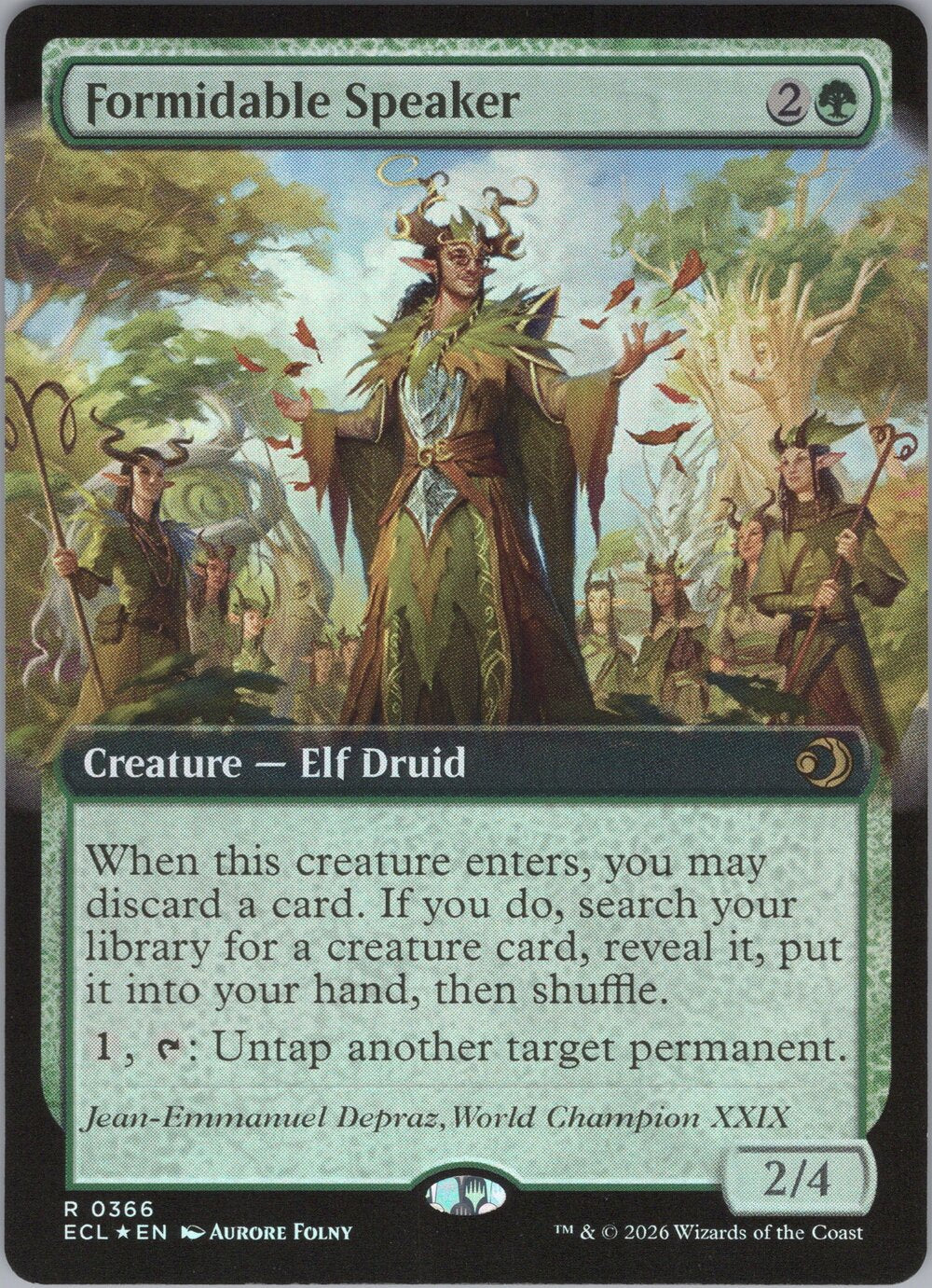 Formidable Speaker (Extended Art)