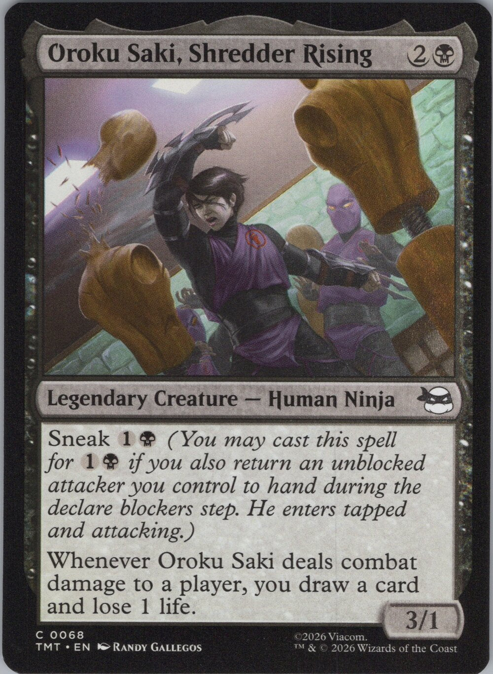 Oroku Saki, Shredder Rising
