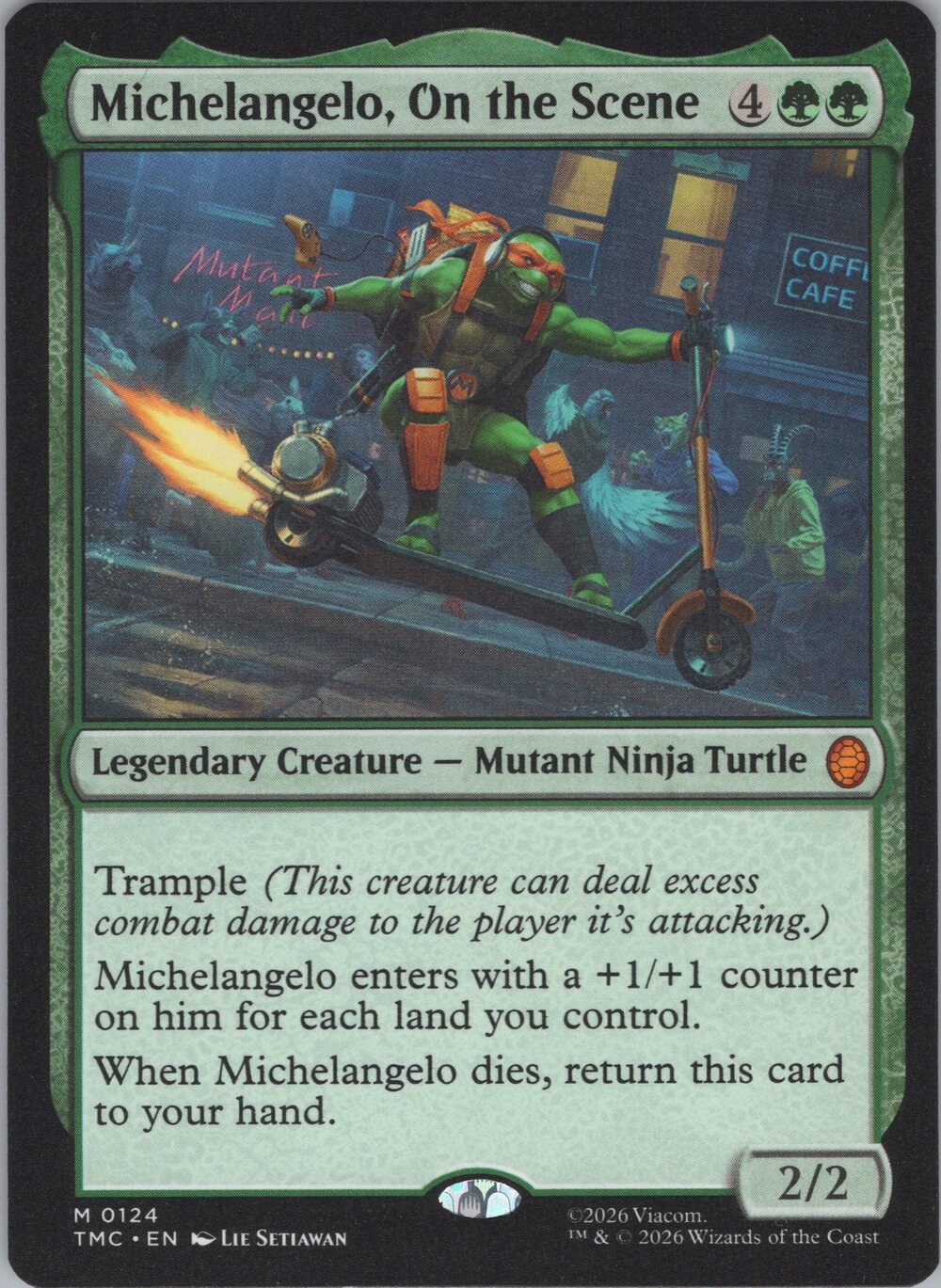 Michelangelo, On the Scene
