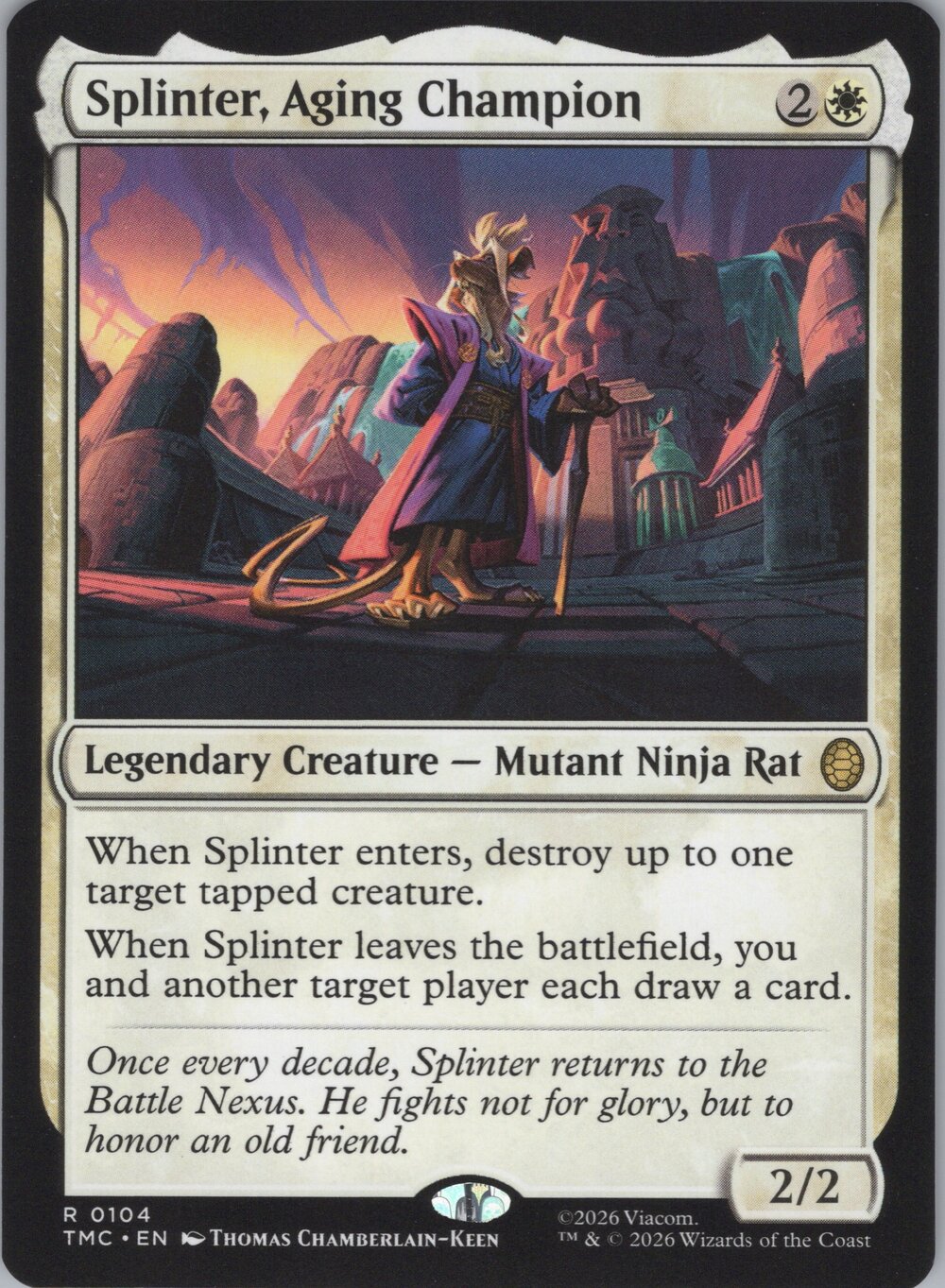 Splinter, Aging Champion