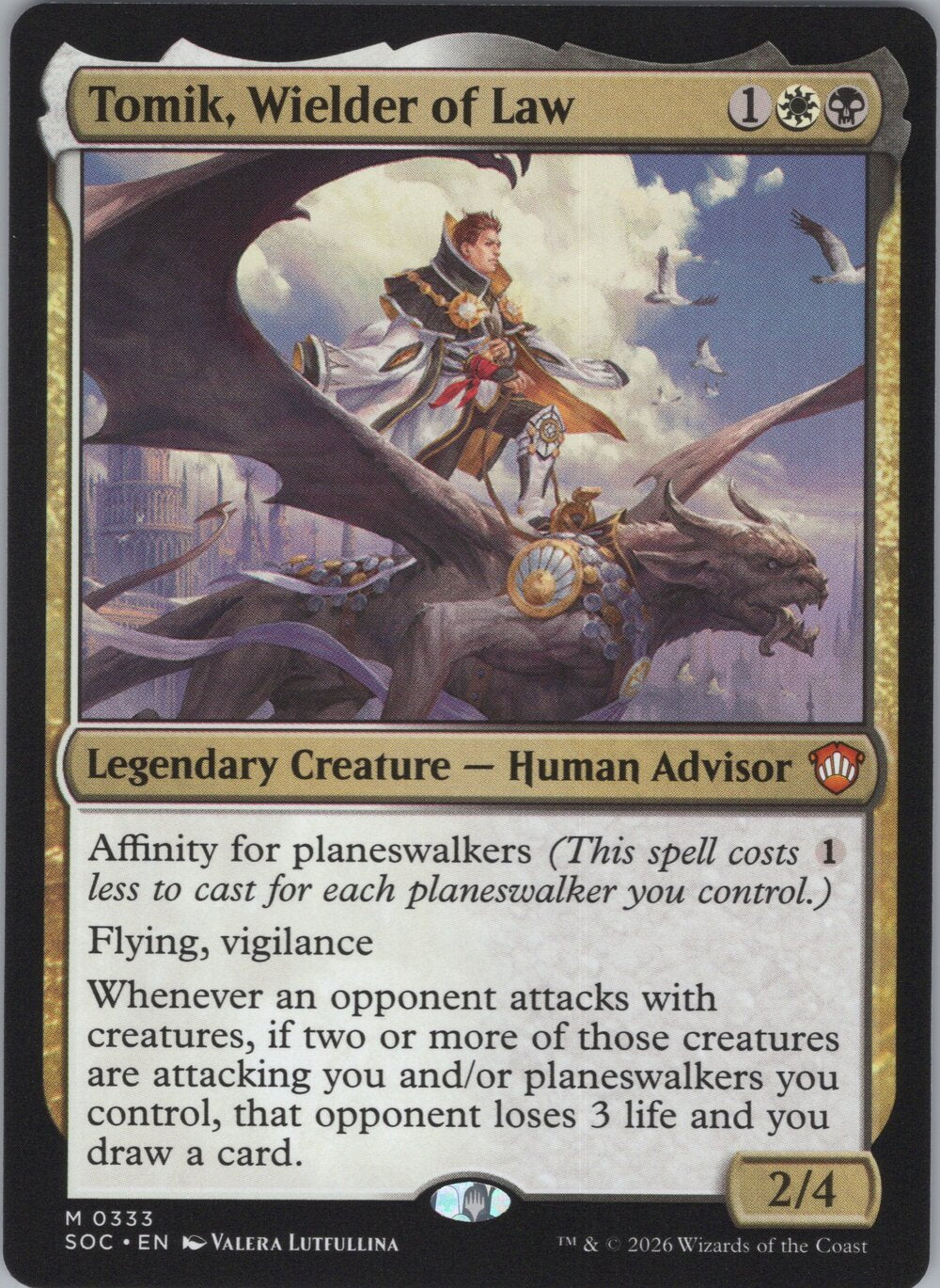Tomik, Wielder of Law