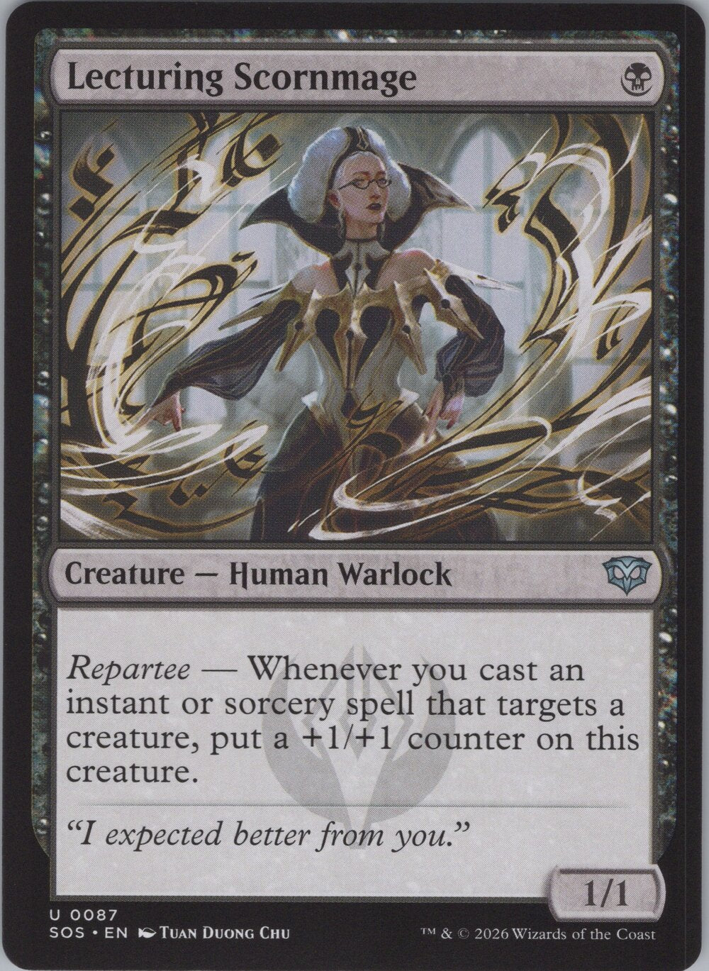 Lecturing Scornmage