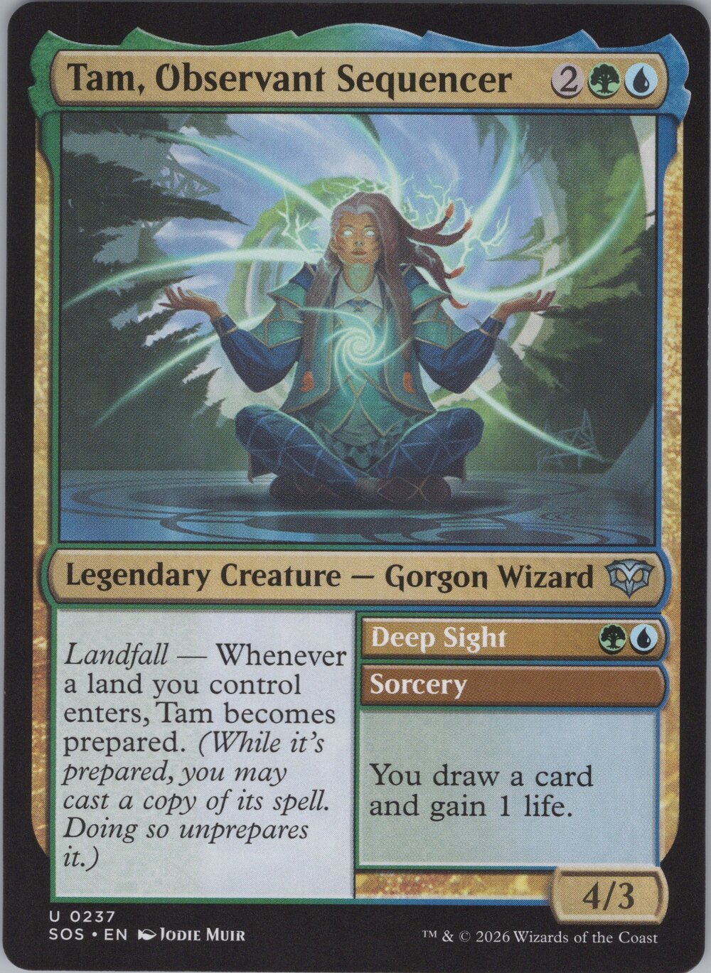 Tam, Observant Sequencer // Deep Sight