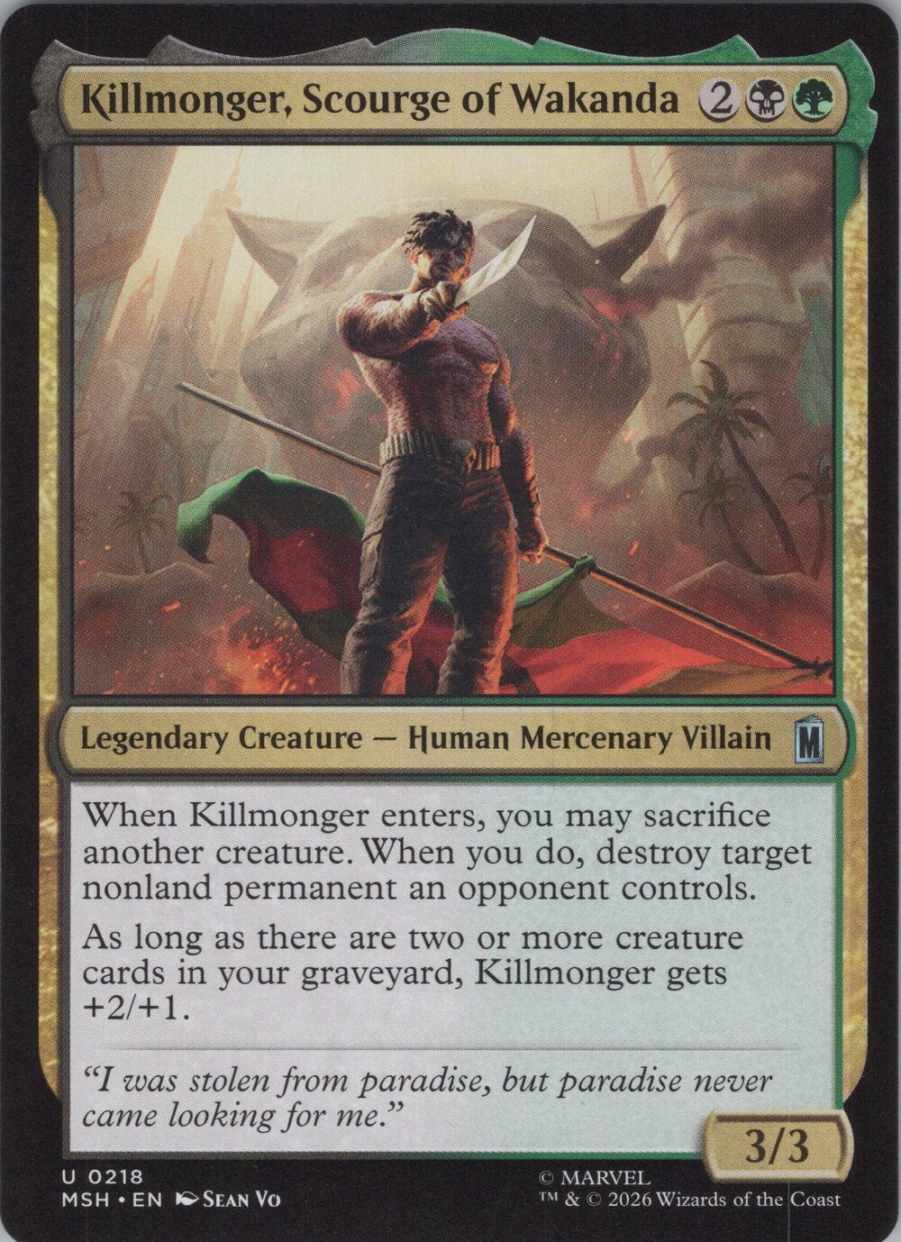 Killmonger, Scourge of Wakanda