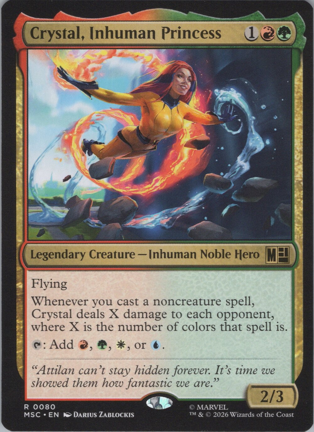 Crystal, Inhuman Princess