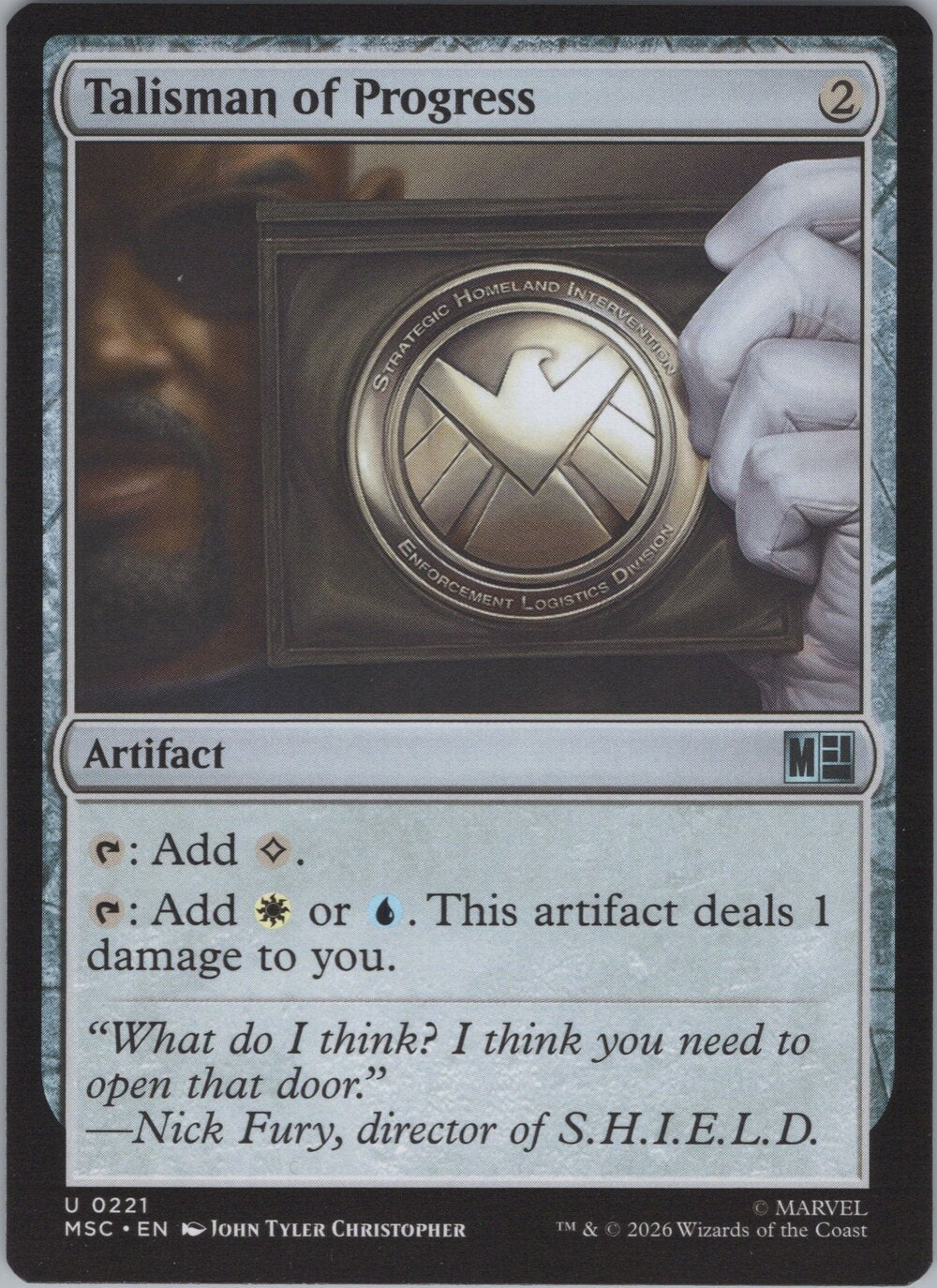 Talisman of Progress