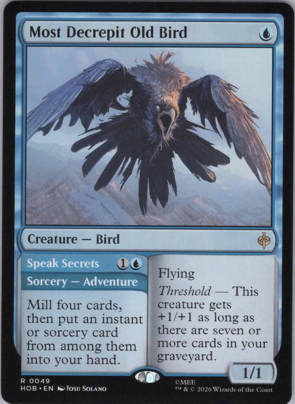 Most Decrepit Old Bird // Speak Secrets