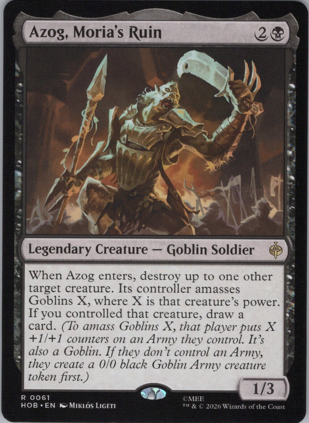 Azog, Moria's Ruin