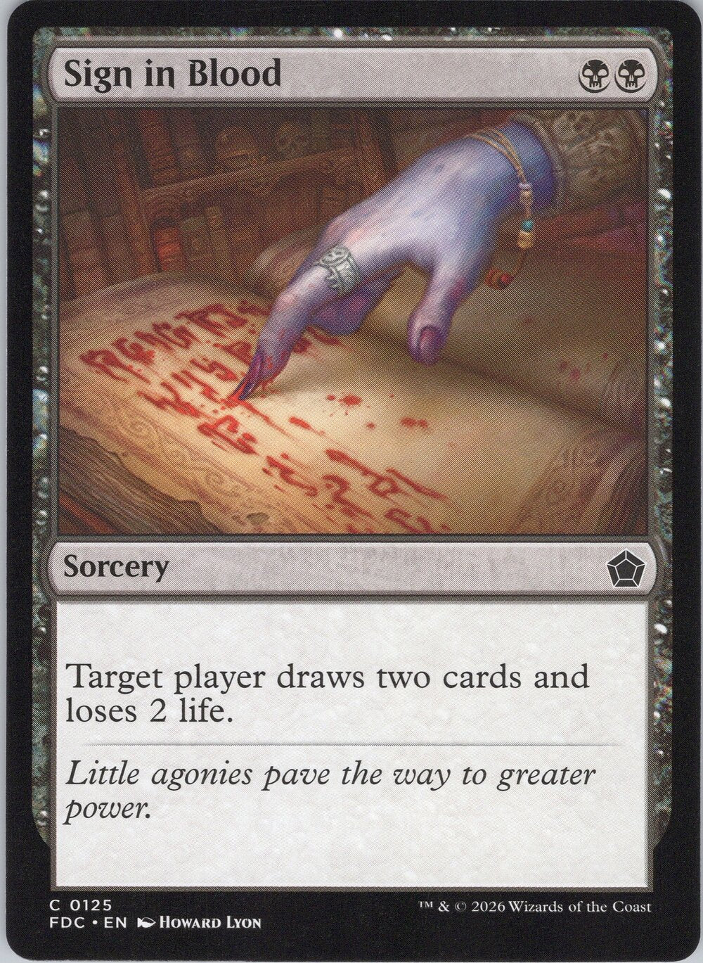 Sign in Blood