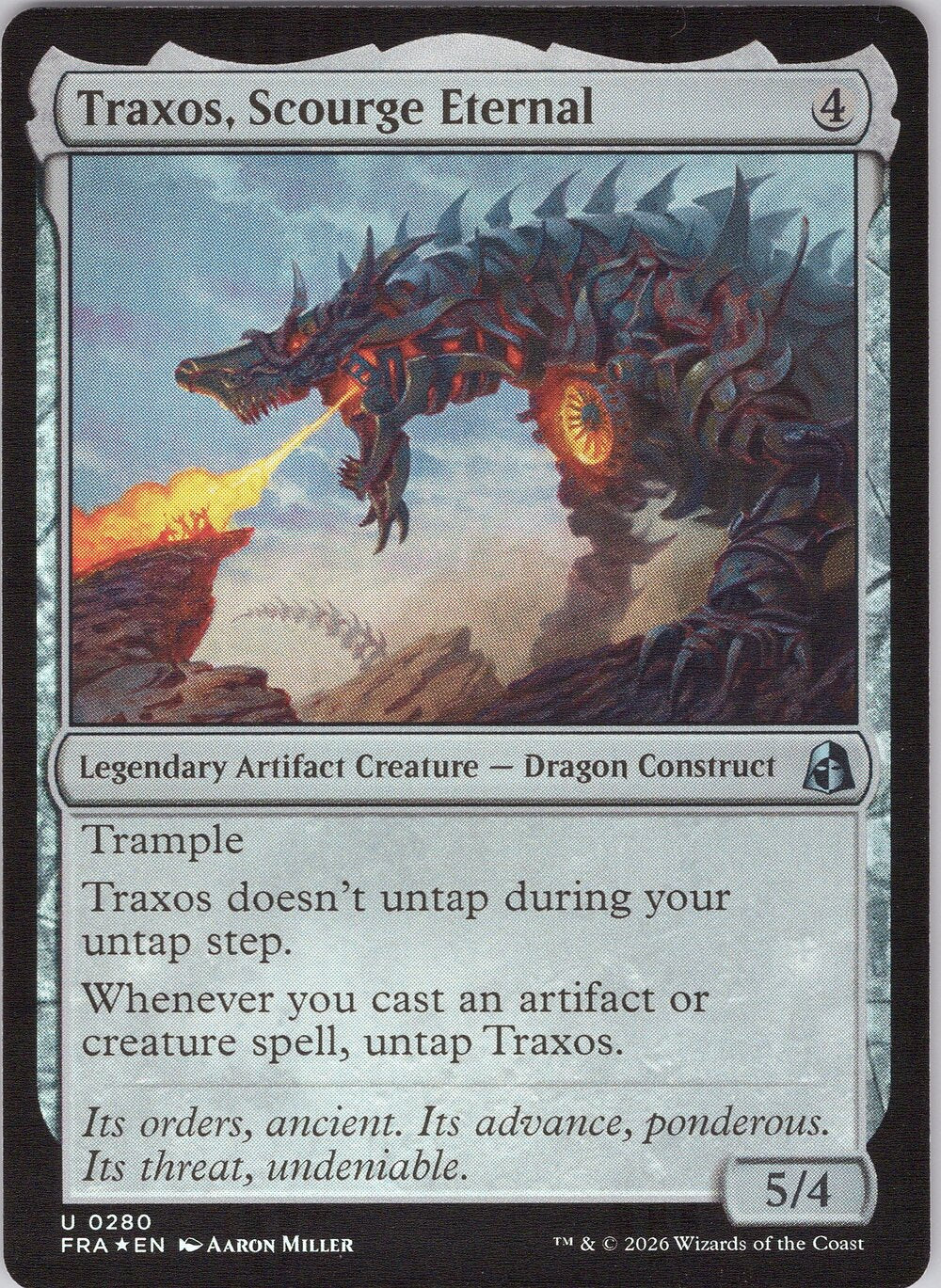 Traxos, Scourge Eternal