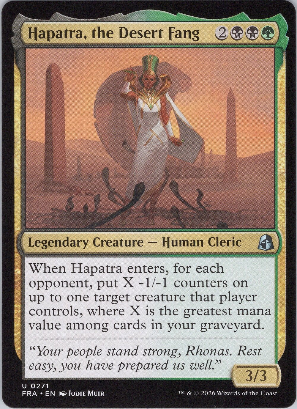 Hapatra, the Desert Fang