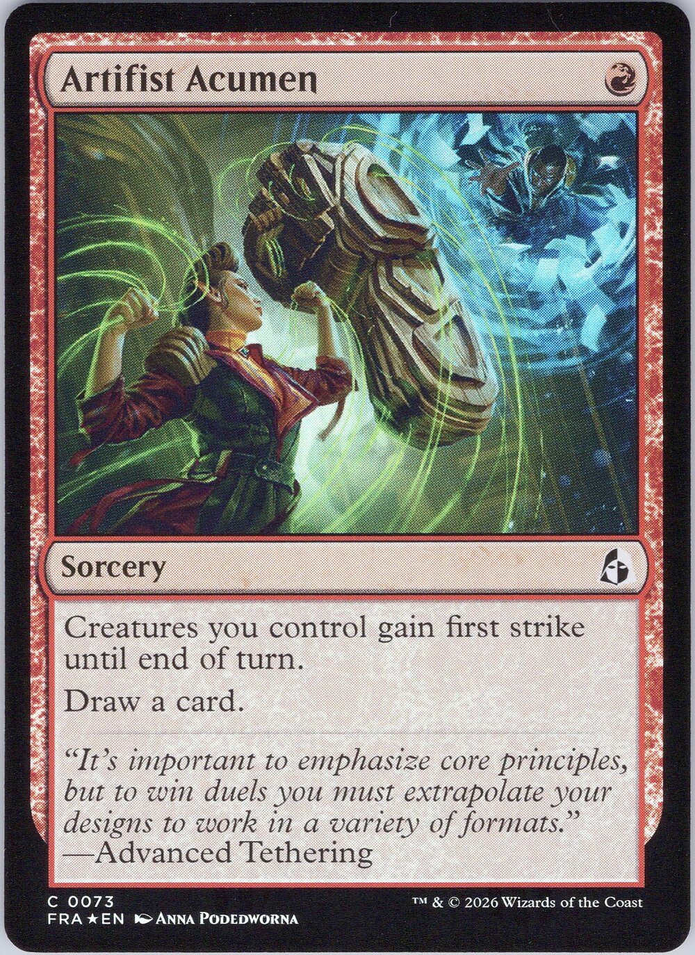 Artifist Acumen