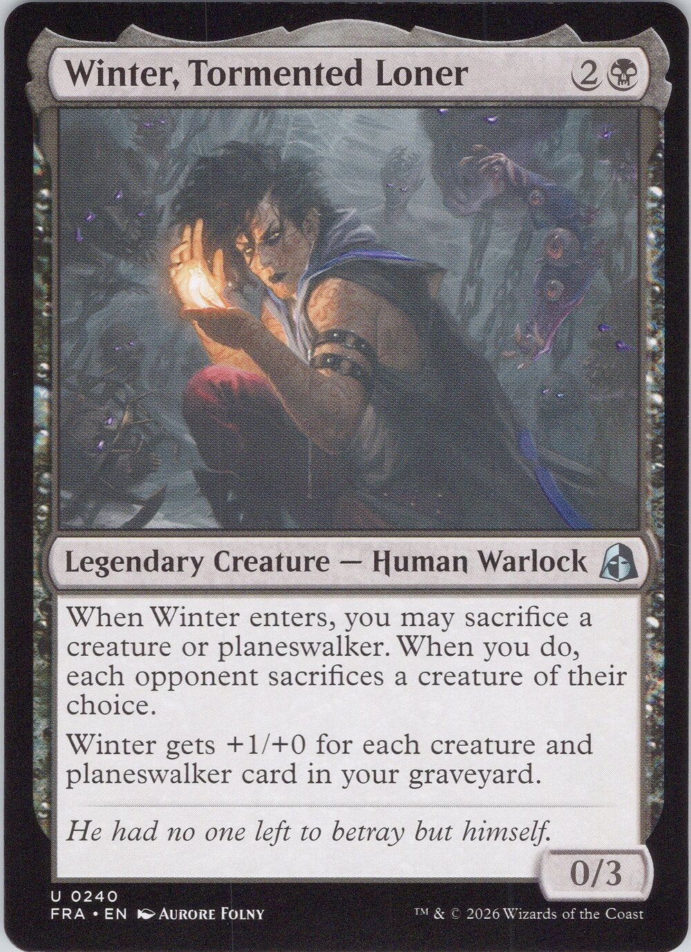 Winter, Tormented Loner