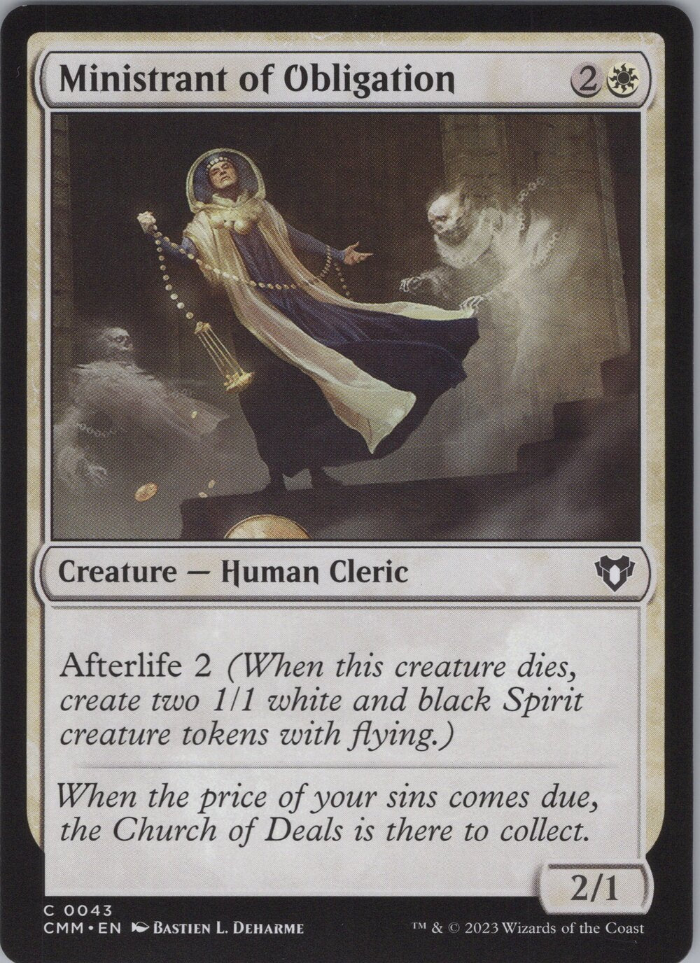 Ministrant of Obligation