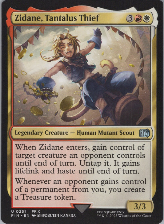 Zidane, Tantalus Thief