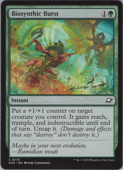 Biosynthic Burst