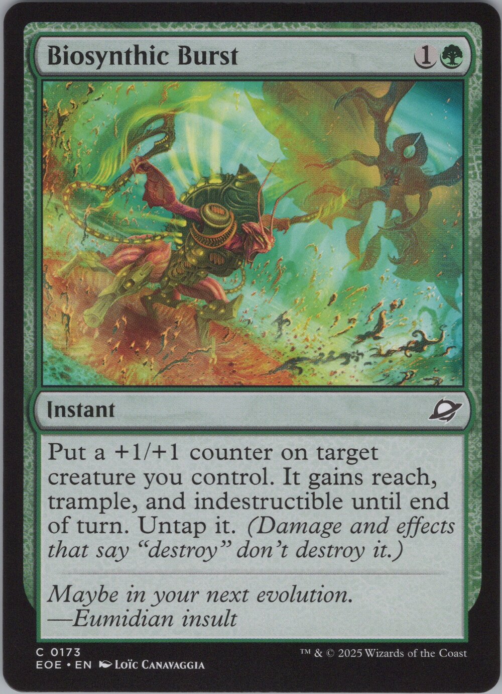 Biosynthic Burst