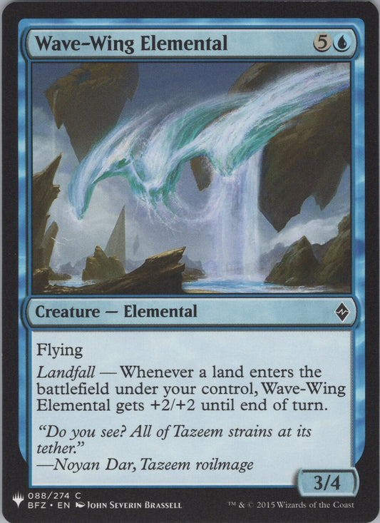 Wave-Wing Elemental