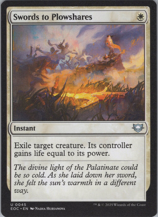 Swords to Plowshares