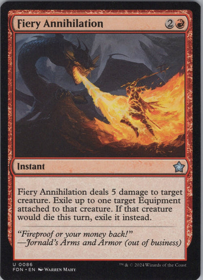Fiery Annihilation