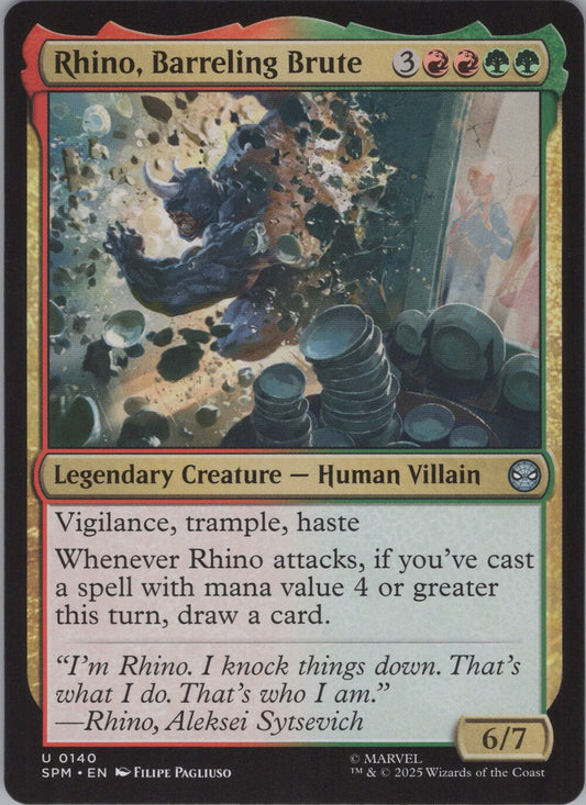 Rhino, Barreling Brute