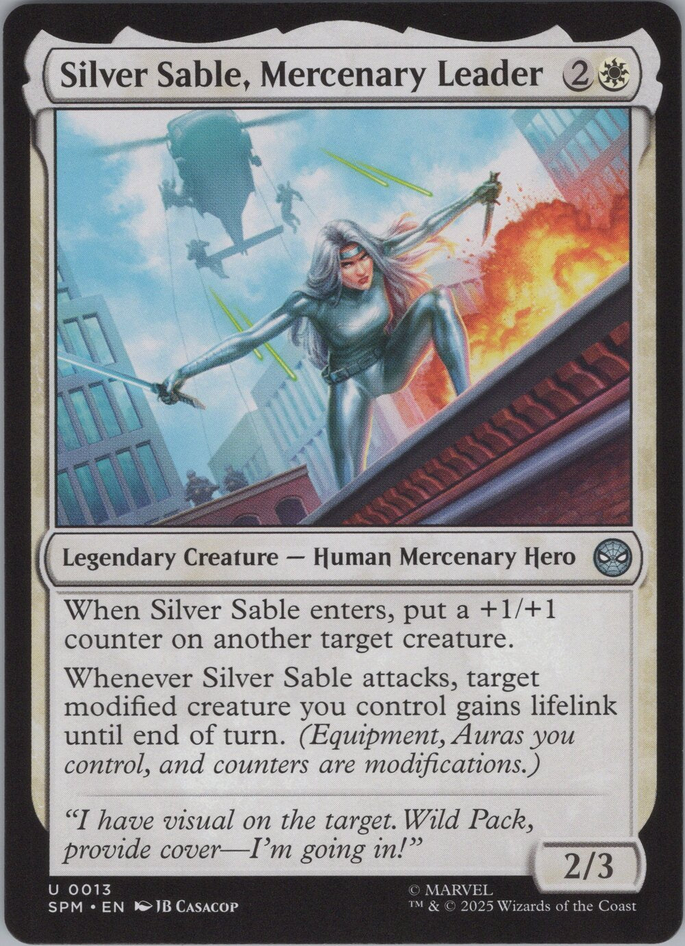 Silver Sable, Mercenary Leader