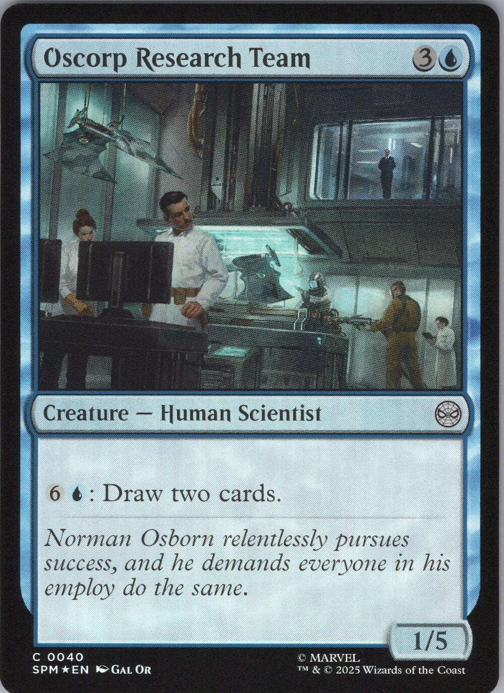 Oscorp Research Team