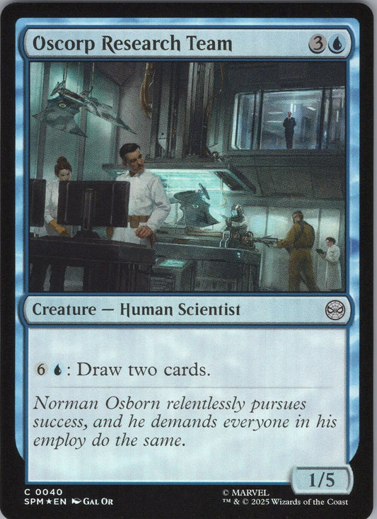 Oscorp Research Team