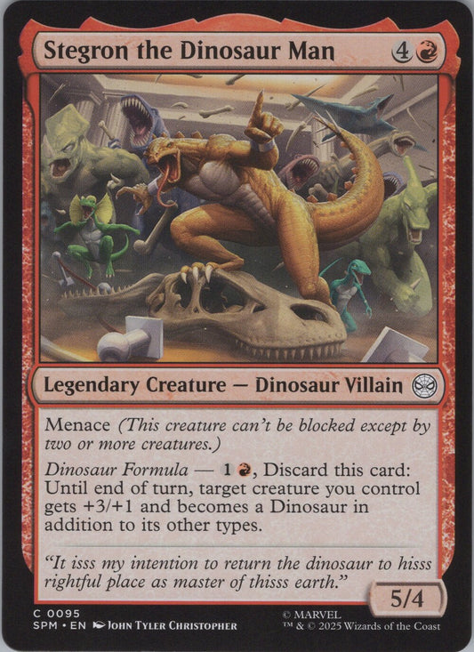 Stegron the Dinosaur Man