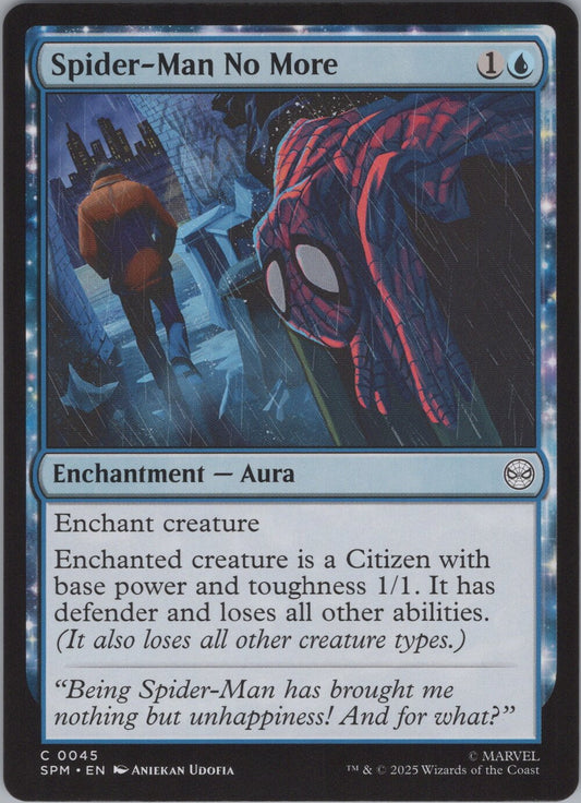Spider-Man No More