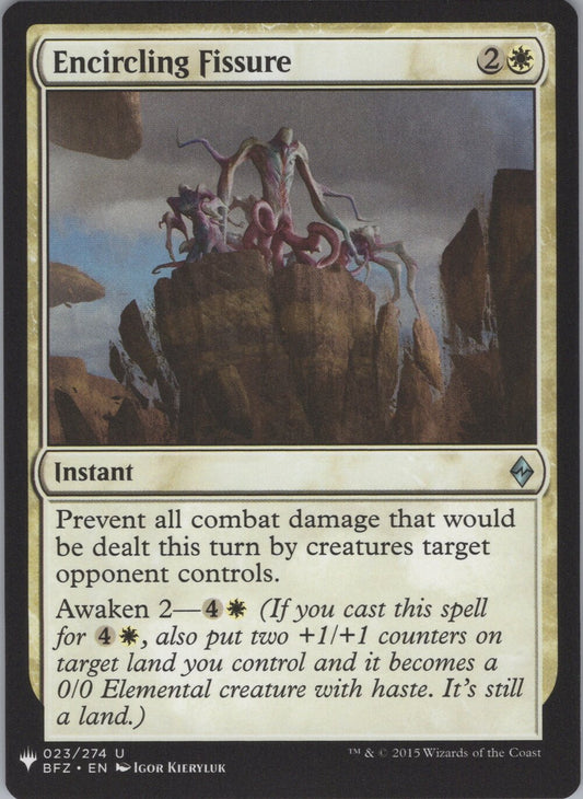 Encircling Fissure