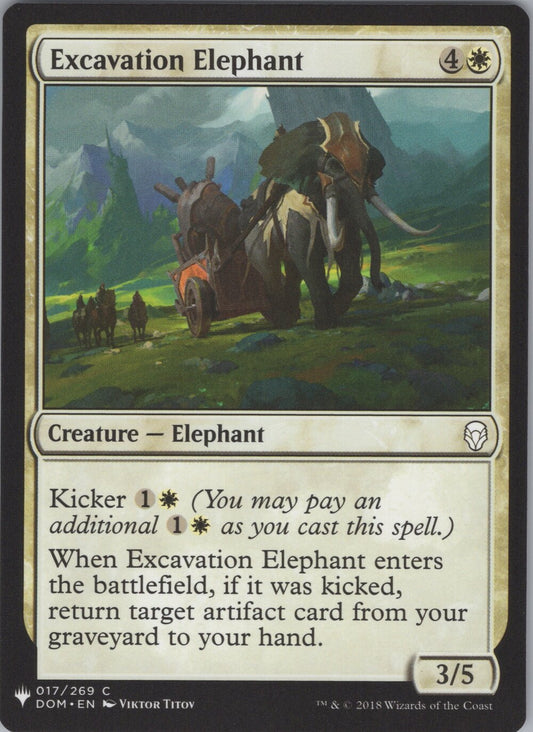 Excavation Elephant
