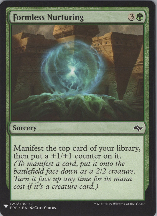 Formless Nurturing