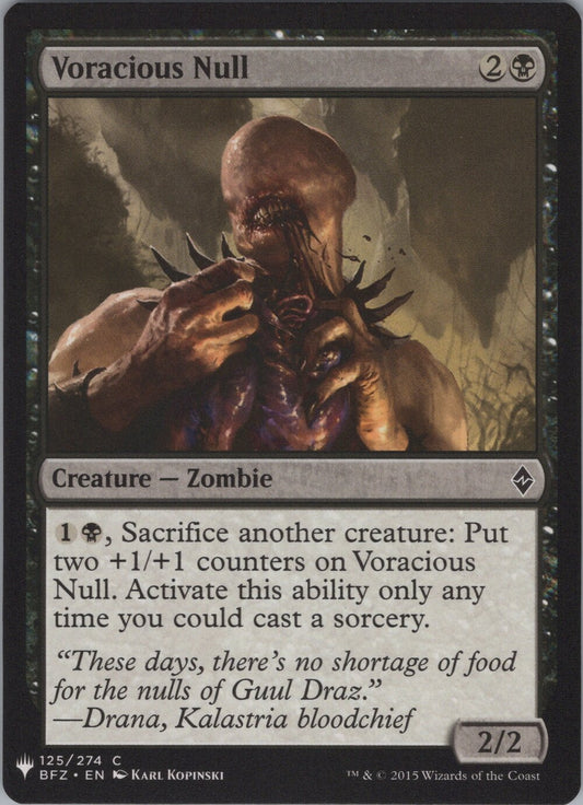 Voracious Null