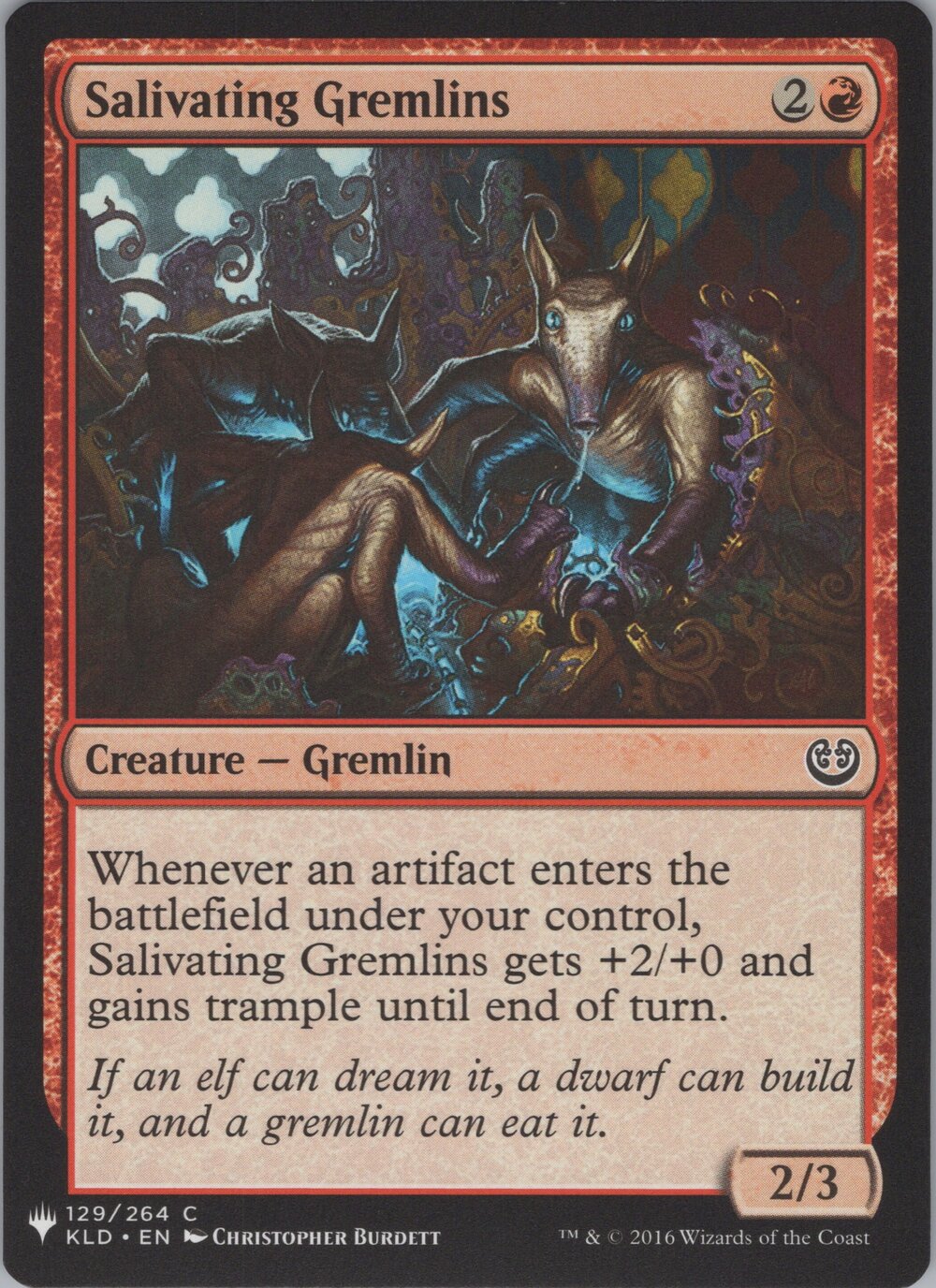 Salivating Gremlins