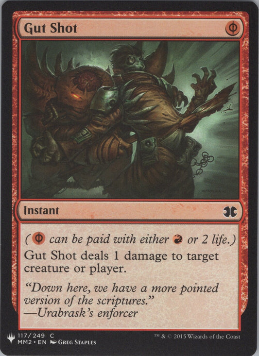 Gut Shot