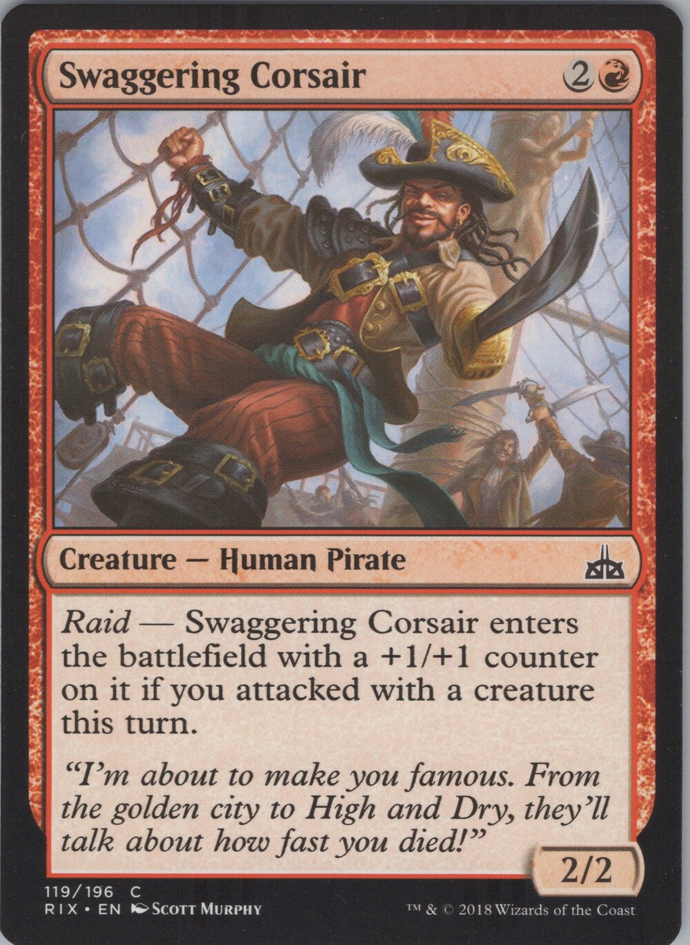 Swaggering Corsair
