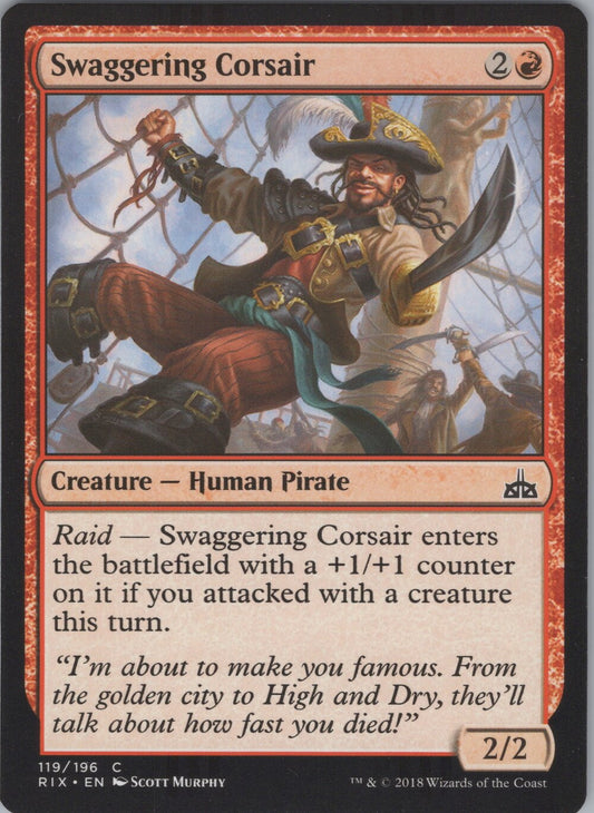 Swaggering Corsair
