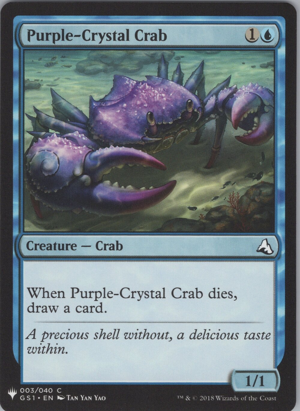 Purple-Crystal Crab