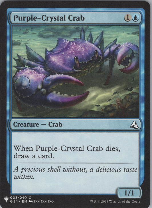 Purple-Crystal Crab