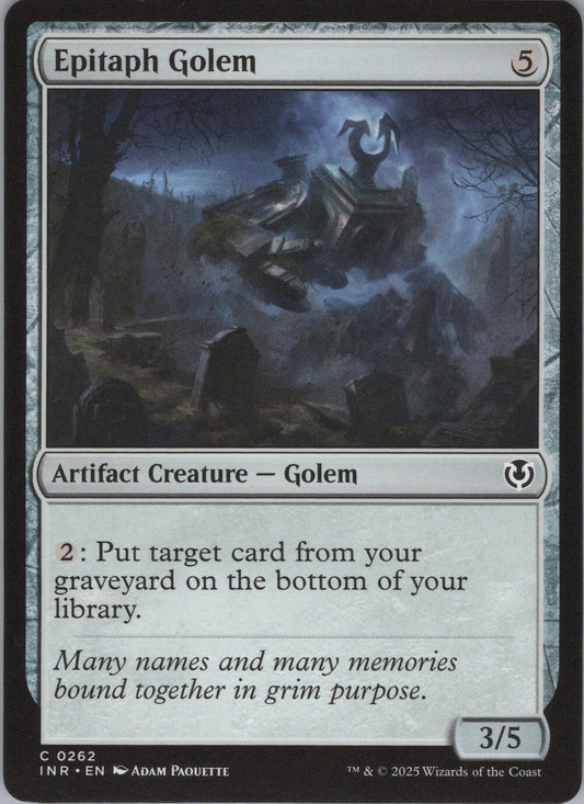 Epitaph Golem