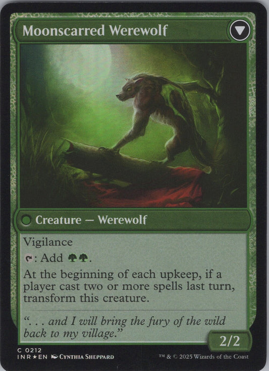 Scorned Villager // Moonscarred Werewolf